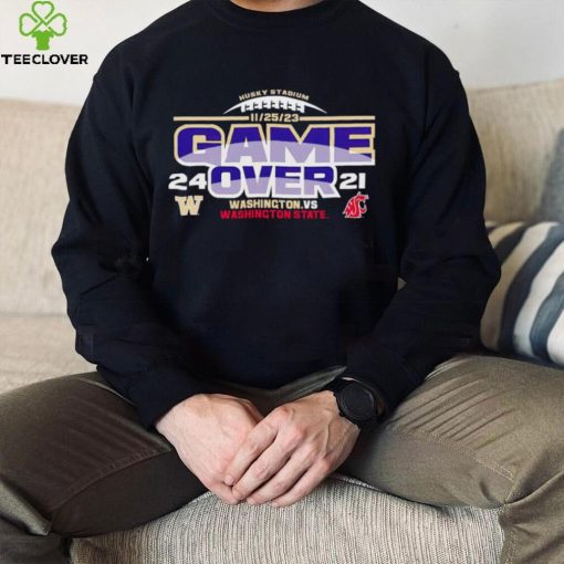 Washington Huskies vs. Washington State Cougars 2023 Apple Cup Score Game Over hoodie, sweater, longsleeve, shirt v-neck, t-shirt