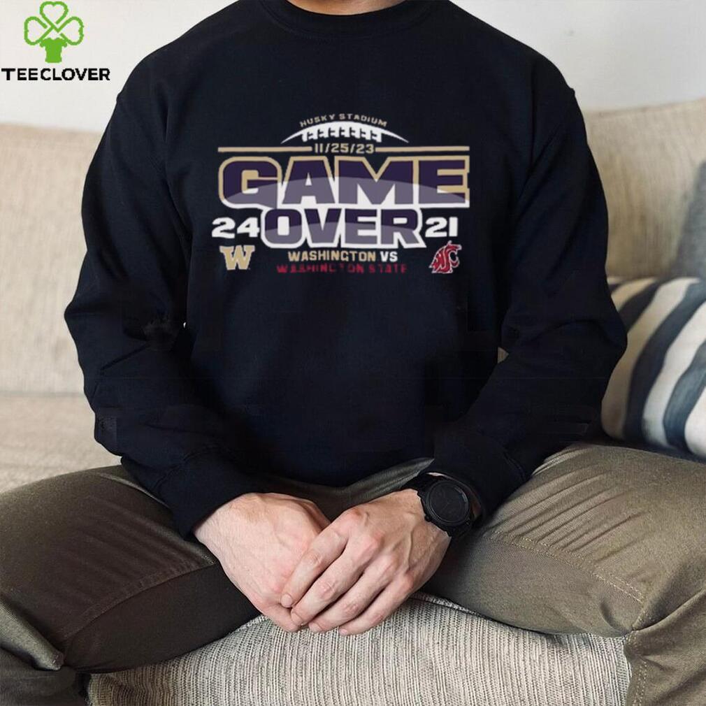 Washington Huskies vs. Washington State Cougars Blue 84 Unisex 2023 Apple Cup Score T Shirt Washington Huskies vs. Washington State Cougars Blue 84 Unisex 2023 Apple Cup Score T Shirt