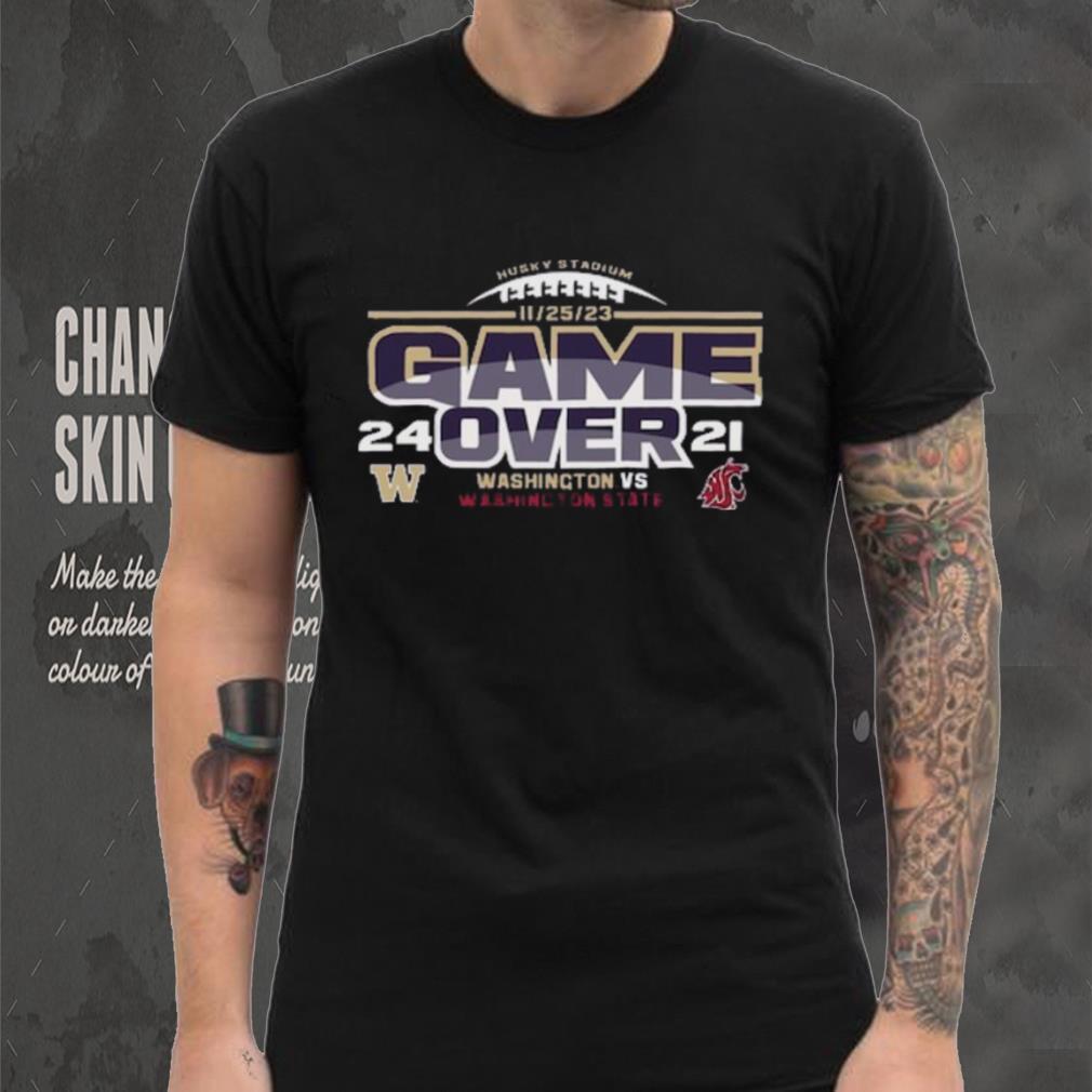 Washington Huskies vs. Washington State Cougars Blue 84 Unisex 2023 Apple Cup Score T Shirt Washington Huskies vs. Washington State Cougars Blue 84 Unisex 2023 Apple Cup Score T Shirt