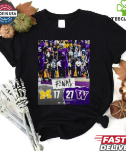 Washington Huskies wins 27 13 Michigan Football 2024 week 6 college football game final score poster shirt