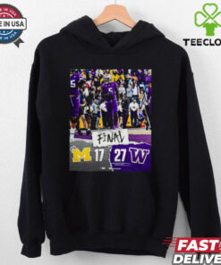 Washington Huskies wins 27 13 Michigan Football 2024 week 6 college football game final score poster hoodie, sweater, longsleeve, shirt v-neck, t-shirt