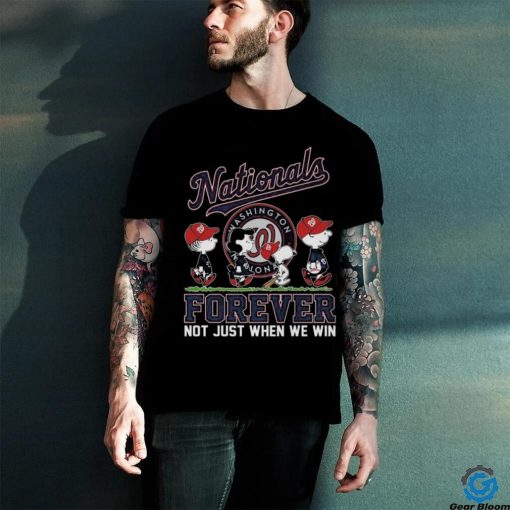 Washington Nationals Forever Not Just When We Win 2024 T hoodie, sweater, longsleeve, shirt v-neck, t-shirt