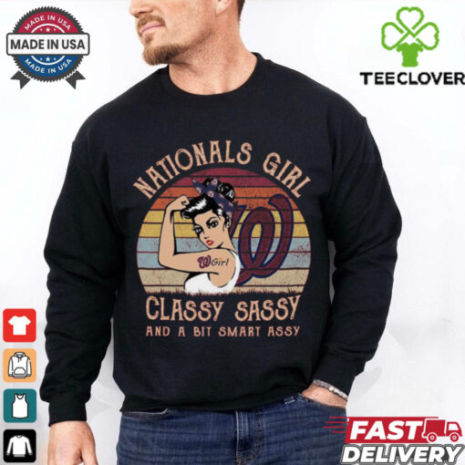 Washington Nationals Girls Classy Sassy And A Bit Smart Assy Shirt
