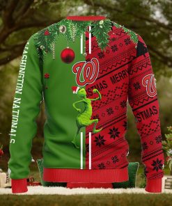 Washington Nationals Grinch & Scooby doo Christmas Ugly Sweater 1