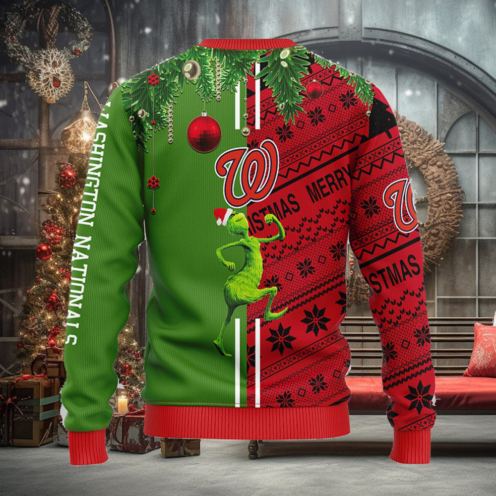 Washington Nationals Grinch & Scooby doo Christmas Ugly Sweater 1 Washington Nationals Grinch & Scooby doo Christmas Ugly Sweater 1
