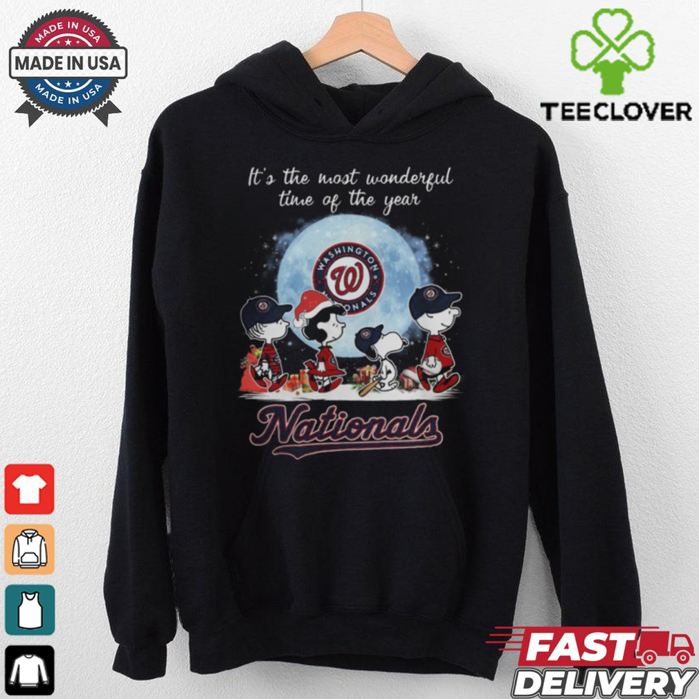 Washington Nationals It The Most Wonderful Time Of The Year Peanut Characters Christmas Shirt Washington Nationals It The Most Wonderful Time Of The Year Peanut Characters Christmas Shirt