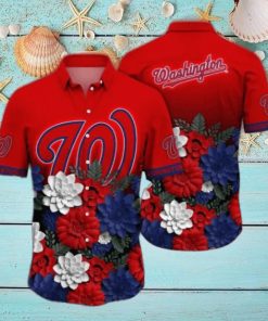 Washington Nationals MLB Flower Hawaii Shirt And Tshirt For Fans