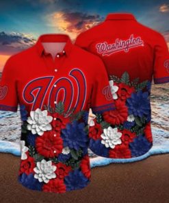 Washington Nationals MLB Flower Hawaii Shirt And Tshirt For Fans