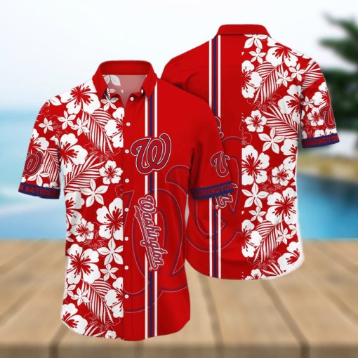 Washington Nationals MLB Flower Hawaiian Shirt For Men Women Special Gift For Fans