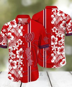 Washington Nationals MLB Flower Hawaiian Shirt For Men Women Special Gift For Fans