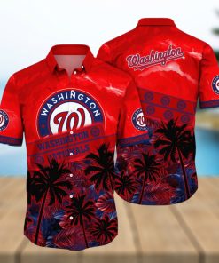 Washington Nationals MLB Flower Hawaiian Shirt Style Gift For Fans