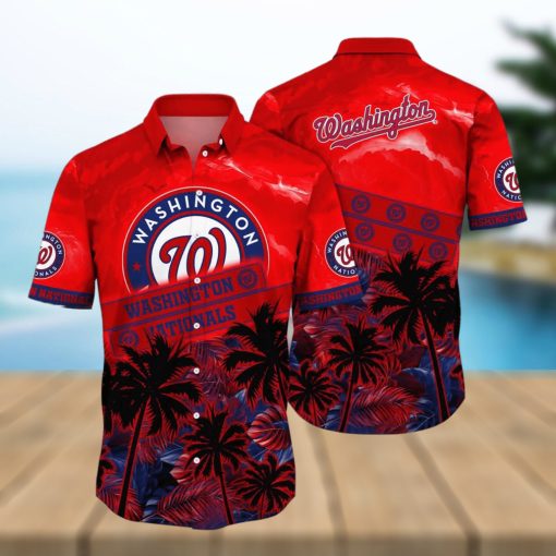 Washington Nationals MLB Flower Hawaiian Shirt Style Gift For Fans