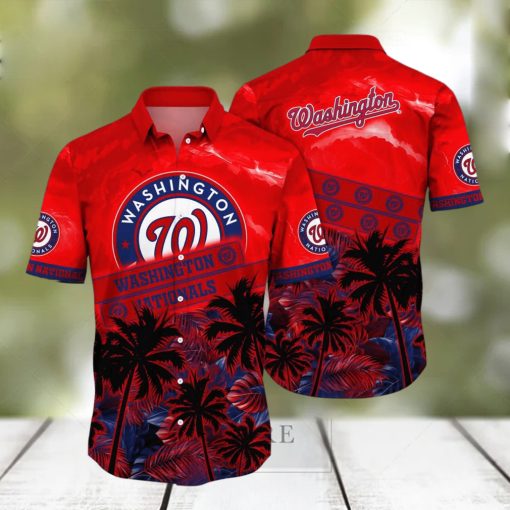 Washington Nationals MLB Flower Hawaiian Shirt Style Gift For Fans