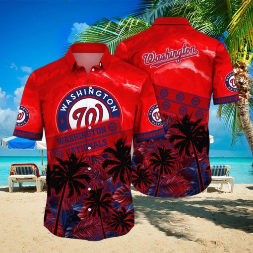 Washington Nationals MLB Flower Hawaiian Shirt Style Gift For Fans