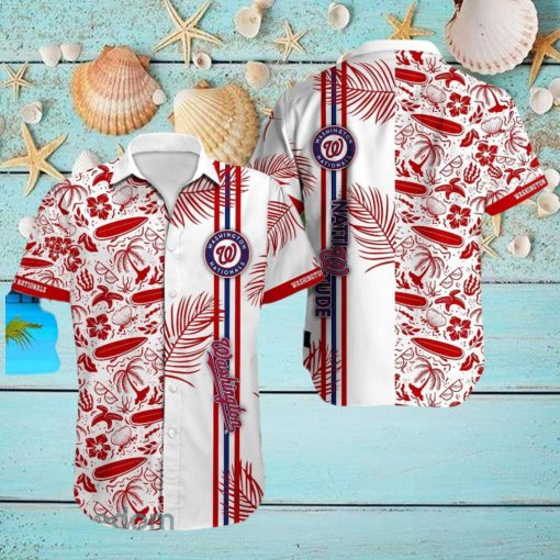 Washington Nationals MLB Funny Beach Pattern Hawaiian Shirt