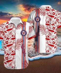 Washington Nationals MLB Funny Beach Pattern Hawaiian Shirt