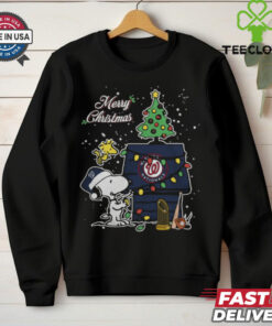 Washington Nationals Merry Christmas With Snoopy Baby T Shirt