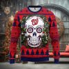 NFL Texas Longhorns Skull Flower Ugly Christmas Ugly Sweater –