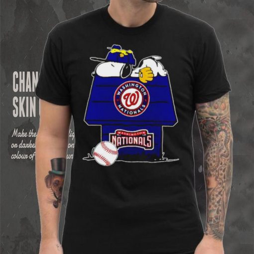 Washington Nationals Snoopy And Woodstock The Peanuts Baseball shirt