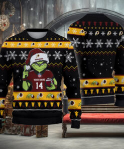 Washington Redskin Custom Chrismas Ugly Sweater