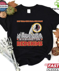 Washington Redskin Skyline Players Name One Team One Goal One Name Shirt