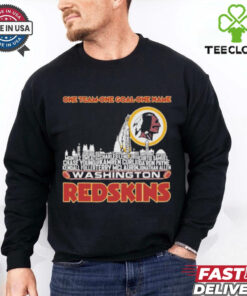 Washington Redskin Skyline Players Name One Team One Goal One Name Shirt
