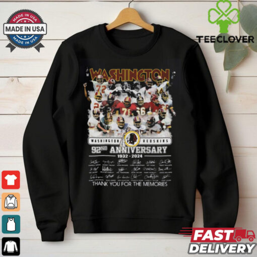 Washington Redskins 92nd Anniversary 1932 2024 Shirt