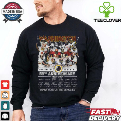 Washington Redskins 92nd Anniversary 1932 2024 Shirt
