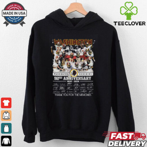 Washington Redskins 92nd Anniversary 1932 2024 Shirt