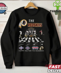 Washington Redskins 92th Anniversary Thank You For The Memories Signatures Shirt