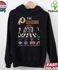 Washington Redskins 92th Anniversary Thank You For The Memories Signatures Shirt