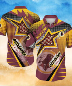 Washington Redskins All Star Burst Hawaiian Shirt
