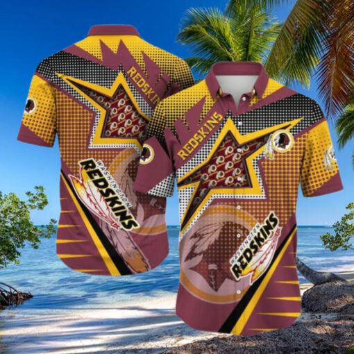 Washington Redskins All Star Burst Hawaiian Shirt