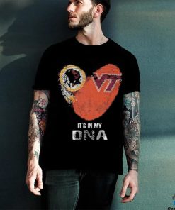 Washington Redskins And Virginia Tech Hokies Heartt It’s In My DNA 2023 Shirt