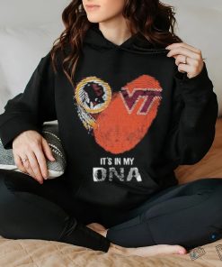 Washington Redskins And Virginia Tech Hokies Heartt It’s In My DNA 2023 Shirt