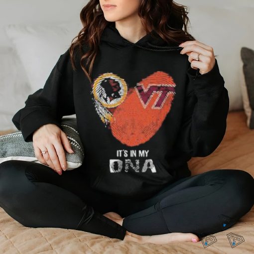 Washington Redskins And Virginia Tech Hokies Heartt It’s In My DNA 2023 Shirt