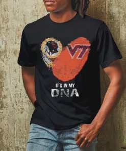 Washington Redskins And Virginia Tech Hokies Heartt It’s In My DNA 2023 Shirt