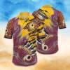 Washington Redskins Dynamic Stripes Hawaiian Shirt
