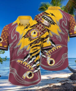 Washington Redskins Claw Strike Hawaiian Shirt