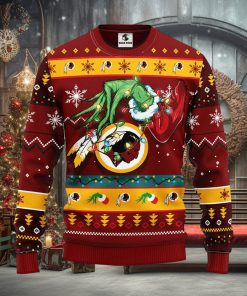 Washington Redskins Grinch Christmas Ugly Sweater