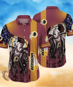 Washington Redskins Halloween Jason Hawaiian Shirt