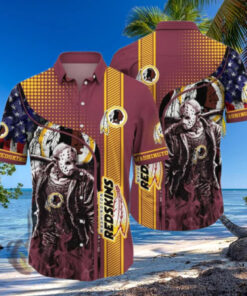 Washington Redskins Halloween Jason Hawaiian Shirt