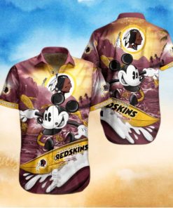 Washington Redskins Mickey NFL Hawaiian Shirt For Men And Women