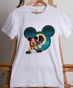 Washington Redskins Mickey mouse Disney football logo shirt