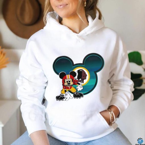 Washington Redskins Mickey mouse Disney football logo hoodie, sweater, longsleeve, shirt v-neck, t-shirt