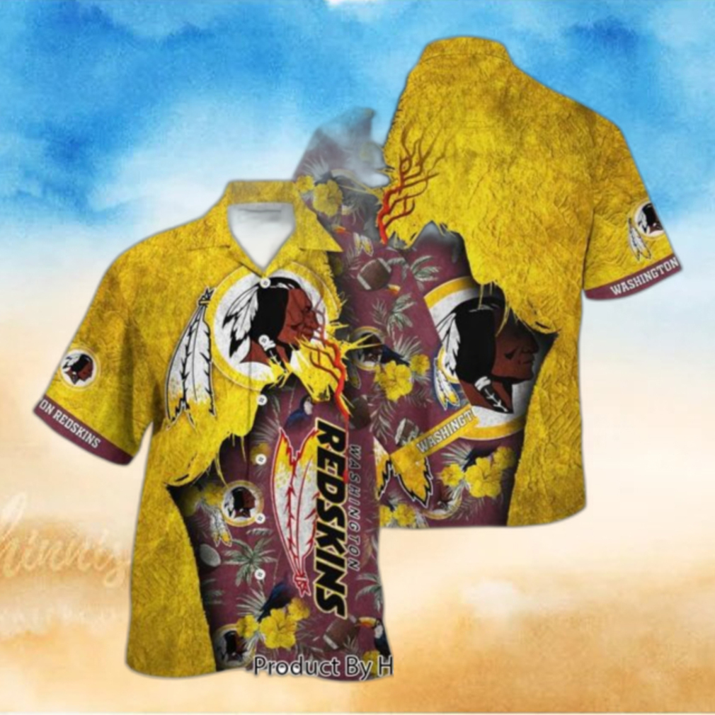 Washington Redskins NFL Star Hawaiian Shirt For Fans