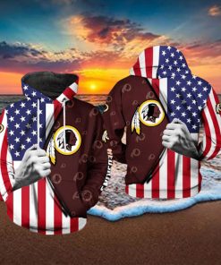 Washington Redskins NFL US Flag Team 3D Printed Hoodie Ver 1