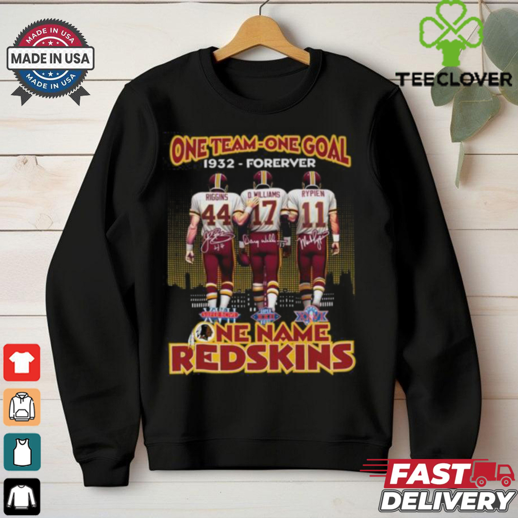 Washington Redskins One Team One Goal One Name Since 1932 T Shirt Fan Favorite Washington Redskins One Team One Goal One Name Since 1932 T Shirt Fan Favorite