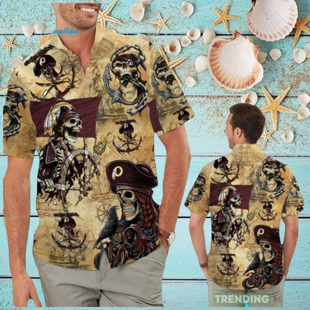 Washington Redskins Pirates Limited Edition Hawaiian Shirt 3D All Over Print, Men, Women Washington Redskins Pirates Limited Edition Hawaiian Shirt 3D All Over Print, Men, Women