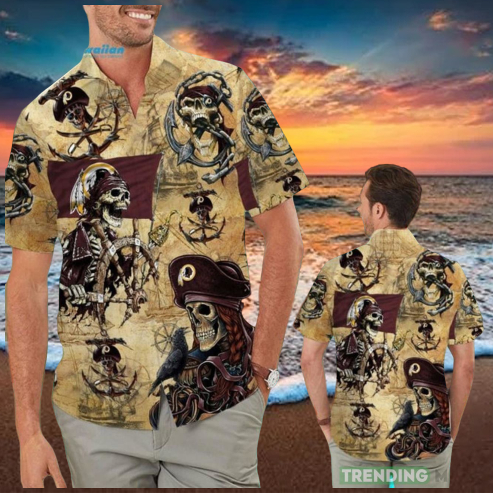 Washington Redskins Pirates Limited Edition Hawaiian Shirt 3D All Over Print, Men, Women Washington Redskins Pirates Limited Edition Hawaiian Shirt 3D All Over Print, Men, Women